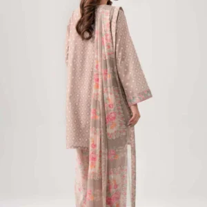 3 Piece - Digital Printed Embroidered Suit - 42602176